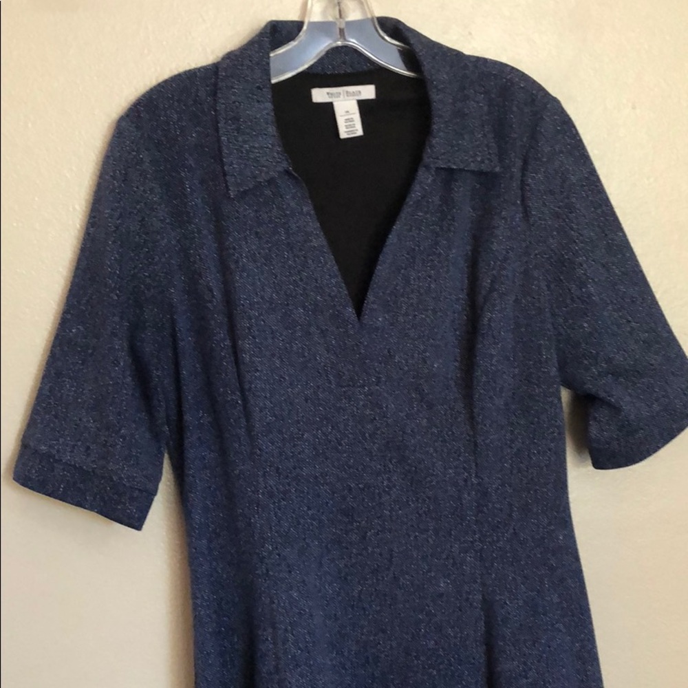 Great stretchy white house black market dress